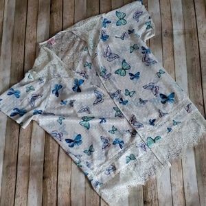 NWOT Butterfly Kimono Cover Up